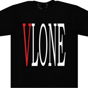 🔥 VLONE Black Red Logo T-shirt